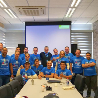 Luciano freitas na fabrica de ar condicionado midea